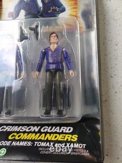 G. I. Joe Super7 ReAction+ Crimson Guard Commanders Tomax and Xamot Twins NEW