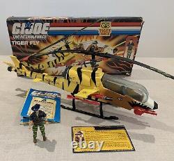 G. I. Joe Tiger Fly vintage original Hasbro 1989 UK variant rare wild bill Boxed