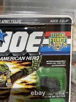 G. I. Joe, Tiger Force, 1988, UKG 80% MOC, TRIPWIRE- Series 7 Hasbro 35bk