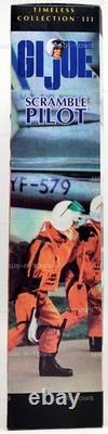 G. I. Joe Timeless Collection III Scramble Pilot Rare AA 2000 Hasbro 57639