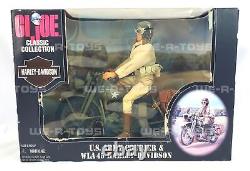 G. I. Joe US Army Courier and WLA Harley Davidson Action Figure and Vehicle 1998
