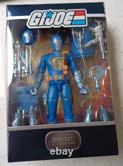 G. I. Joe Ultimates 7-Inch Cobra B. A. T. Blue Comic Version Super7 SDCC 2022 Excl