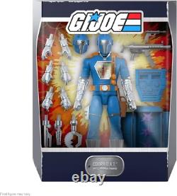 G. I. Joe Ultimates 7-Inch Cobra B. A. T. Blue Comic Version Super7 SDCC 2022 Excl