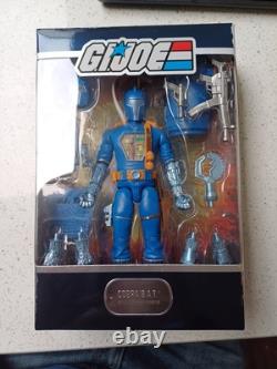 G. I. Joe Ultimates 7-Inch Cobra B. A. T. Blue Comic Version Super7 SDCC 2022 Excl
