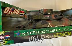 G. I. Joe Valor vs Venom Night Force Grizzly Tank With Wild Bill Very Rare