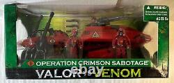 G. I. Joe Valor vs Venom Operation Crimson Sabotage Hiss Tank Very Rare