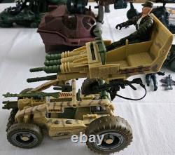 G. I. Joe Vehicles & Figures Unboxed Vintage Military Toys plus DVD Movie