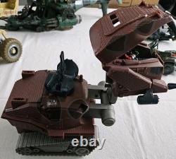 G. I. Joe Vehicles & Figures Unboxed Vintage Military Toys plus DVD Movie