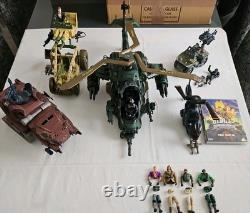 G. I. Joe Vehicles & Figures Unboxed Vintage Military Toys plus DVD Movie