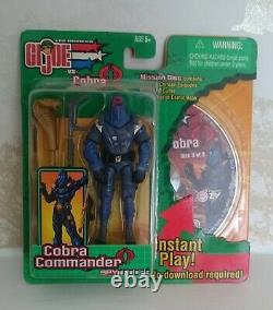 G. I. Joe vs. Cobra Spytroops Set of 6 Figures & CD-ROM's 2003 New & Sealed