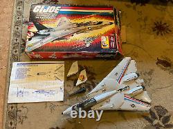 GI JOE 1983 Combat Jet Skystriker XP-14F with Box Not Complete