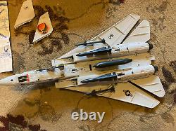 GI JOE 1983 Combat Jet Skystriker XP-14F with Box Not Complete