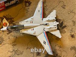 GI JOE 1983 Combat Jet Skystriker XP-14F with Box Not Complete