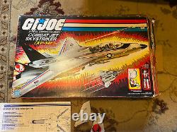 GI JOE 1983 Combat Jet Skystriker XP-14F with Box Not Complete