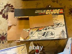 GI JOE 1983 Combat Jet Skystriker XP-14F with Box Not Complete