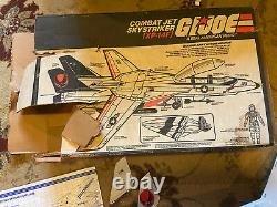 GI JOE 1983 Combat Jet Skystriker XP-14F with Box Not Complete