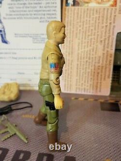 GI JOE 1984 DUKE UNCRACKED FIRST SERGEANT 100% & FILE MAIL IN with FLAG