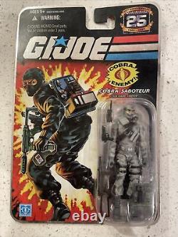 GI JOE 25th anniversary Cobra Saboteur Code Name FireFly