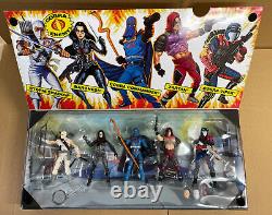 GI JOE 5 Figure Box Set Storm Shadow Baroness Cobra Commander Zartan Cobra Viper