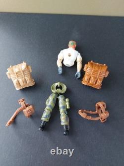 GI JOE ARAH HASBRO 1987 OUTBACK V1 INC 2 x BACKPACK & 2 x WEB BELT