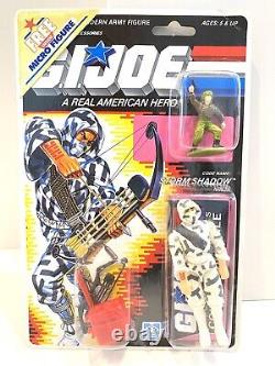 GI JOE Action Force COBRA STORM SHADOW V2 MOC Vintage 88 MISB SEALED MINI FIGURE