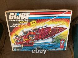 GI JOE Action Force GI JOE COBRA MORAY HYDROFOIL With Box NewithUnbuilt Parts