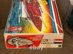 GI JOE Action Force GI JOE COBRA MORAY HYDROFOIL With Box NewithUnbuilt Parts