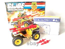 GI JOE Action Force? TIGER FORCE TIGER PAW 100%? BOX Vintage Figure Hasbro 88
