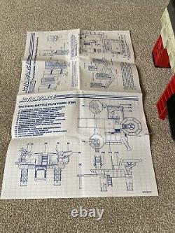 GI JOE Action Force TRANSPORTABLE TACTICAL BATTLE PLATFORM & Instructions 1985