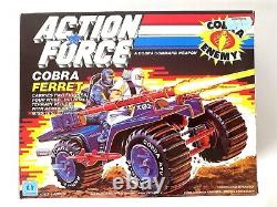 GI JOE Action Force? UK COBRA FERRET ATV BIKE 100% BOX? Vintage Figure Hasbro