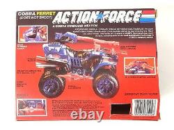 GI JOE Action Force? UK COBRA FERRET ATV BIKE 100% BOX? Vintage Figure Hasbro