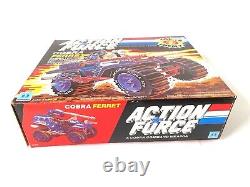 GI JOE Action Force? UK COBRA FERRET ATV BIKE 100% BOX? Vintage Figure Hasbro