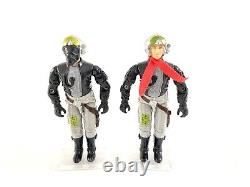 GI JOE Action Force? UK PHANTOM X-19 100% GHOSTRIDER x2? Vintage Figure Hasbro