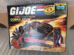 GI JOE Cobra STUN withMotor Viper MIB Vintage 1986 Unassembled New 3 3/4 ARAH