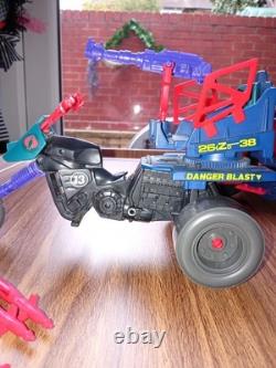 GI-JOE DREDNOKS TRICYCLE, THUNDERMACHINE, ROAD PIG, THRASHER etc. All complete