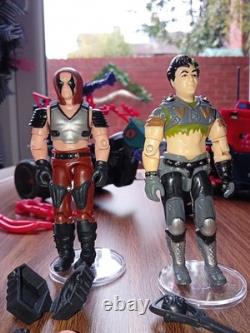 GI-JOE DREDNOKS TRICYCLE, THUNDERMACHINE, ROAD PIG, THRASHER etc. All complete