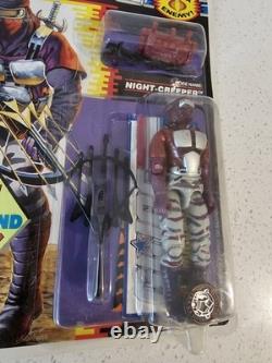 GI JOE Night Creeper Action Figure Reseal On Original Card Hasbro 1989