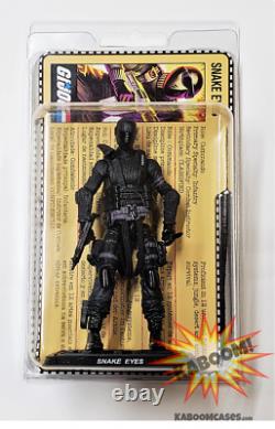 GI JOE action figure and file card protective plastic blister case clamshell 100