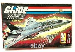 GI Joe 1983 Skystriker XP 14F Combat Jet Complete With Ace Pilot & Original Box