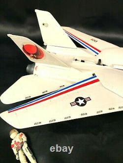 GI Joe 1983 Skystriker XP 14F Combat Jet Complete With Ace Pilot & Original Box