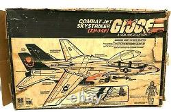 GI Joe 1983 Skystriker XP 14F Combat Jet Complete With Ace Pilot & Original Box