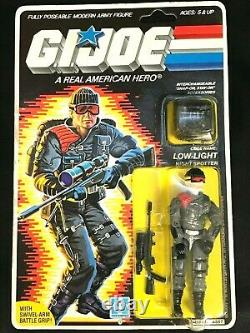 GI Joe 1986 LOW-LIGHT Carded Sealed MIB MOC MOSC NIB