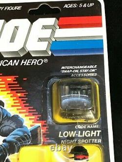 GI Joe 1986 LOW-LIGHT Carded Sealed MIB MOC MOSC NIB