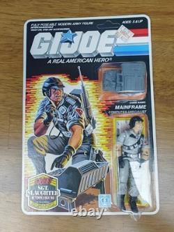 GI Joe 1986 Mainframe Figure MOSC Unpunched Action Force Moc