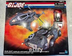GI Joe 2005 Rhino Vehicle & Helicopter With Cannonball Sealed Online Exclusive