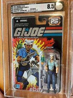 GI Joe 2007 Shipwreck Anchor & Shark 25th Anniversary Club Exclusive AFA 8.5