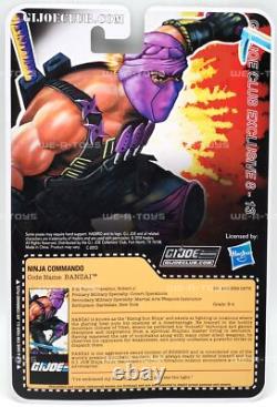 GI Joe A Real American Hero Ninja Commando Banzai Action Figure 2018 Hasbro New