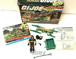 GI Joe ARAH Zartan with Box Swamp Skier Chameleon 1984 Complete Hasbro Vintage MIB