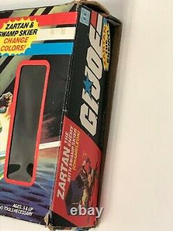 GI Joe ARAH Zartan with Box Swamp Skier Chameleon 1984 Complete Hasbro Vintage MIB