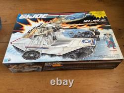 GI Joe Action Force Avalanche vehicle with Cold Front Figure COMPLETE plus Box